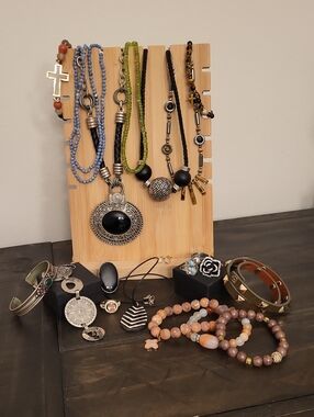 21 Piece Assorted Jewely Bundle-Gemstones, Brighton, Chico's, And More